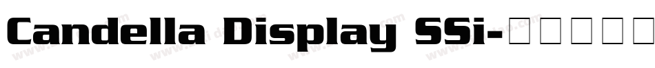 Candella Display SSi字体转换